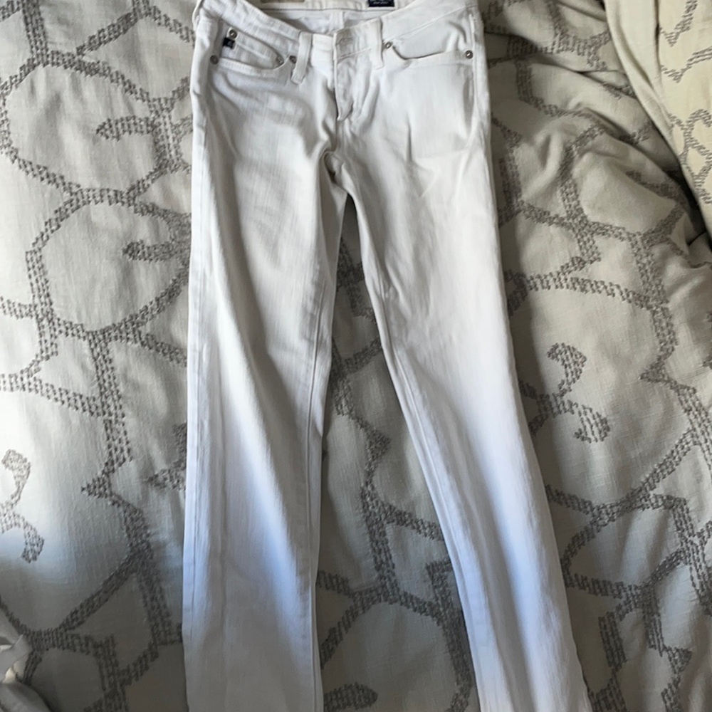 AG white cigarette jean